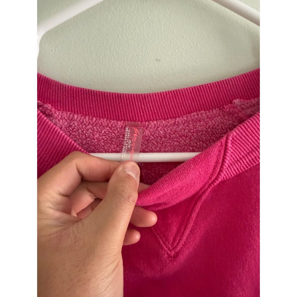 Free People Movement | Intercept Pullover Top in Living Magenta Casual Lounge - Picture 7 of 12